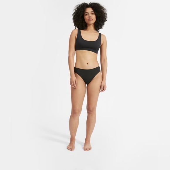 EVERLANE the high-rise bikini in black NWT - Picture 5 of 9